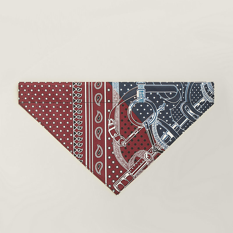Eperon d'Or dog bandana, large model | Hermès Netherlands